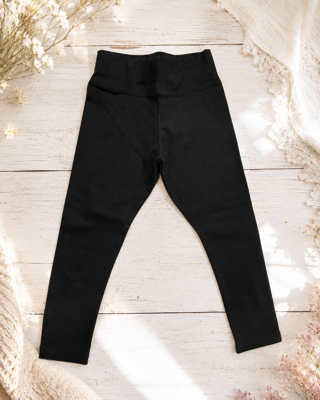 Calzas de algodon con lycra de Niña