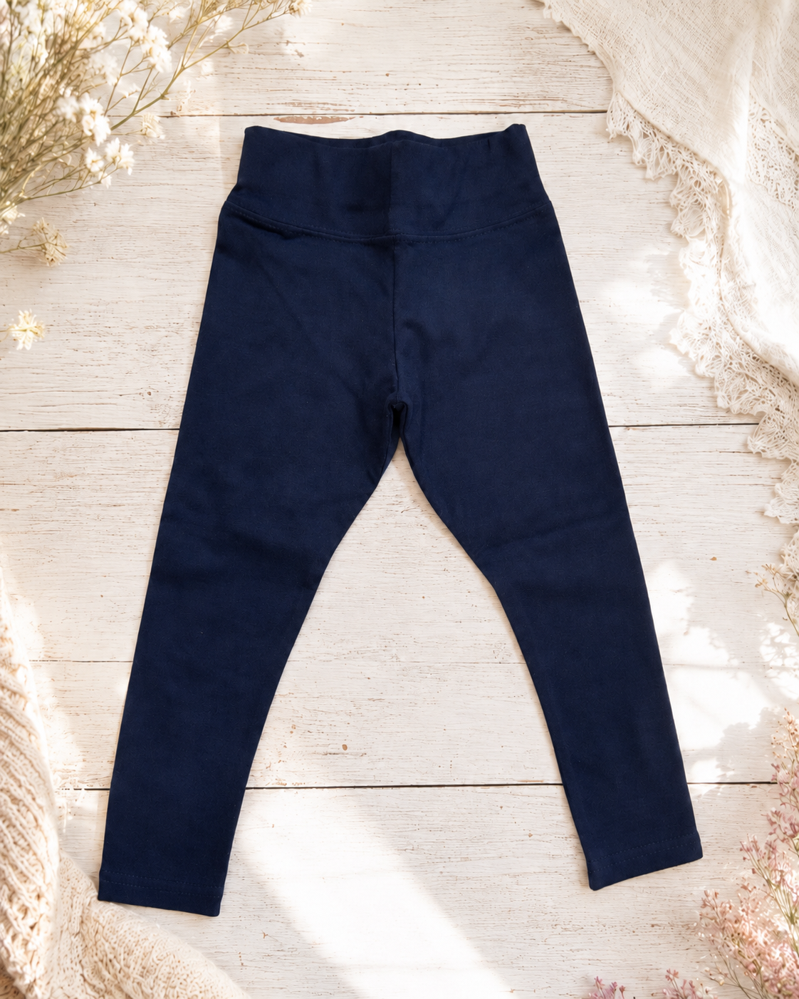 Calzas de algodon con lycra de Niña